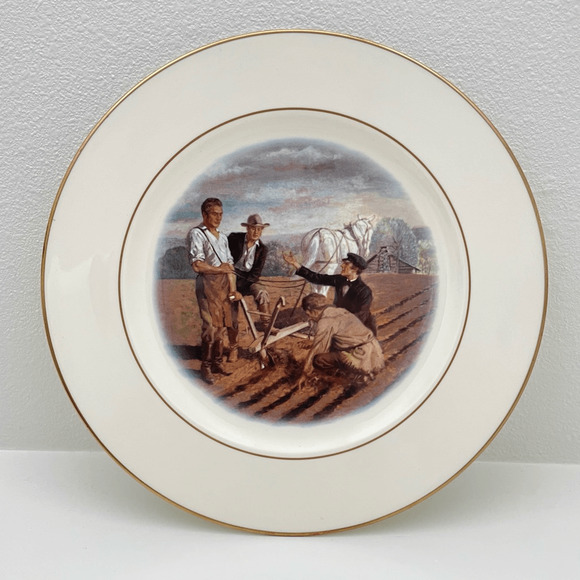 John Deere Vintage Decorative Plate 1991 RARE